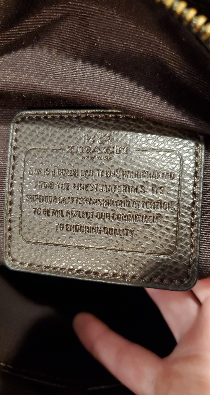 Coach Python Embossed Morgan Satchel - Picture 11 of 16